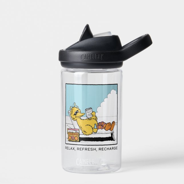 Sesame Street | Big Bird Relax Refresh Recharge Water Bottle (Left)