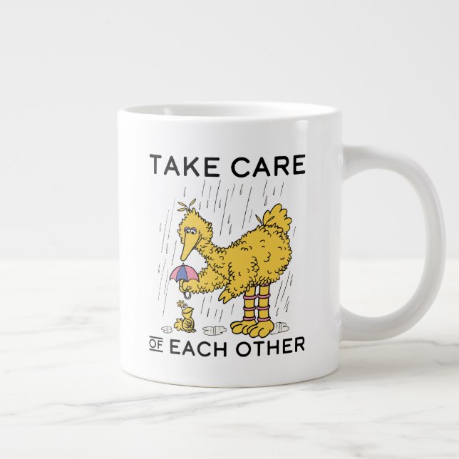 Sesame Street | Big Bird Take Care of Each Other Giant Coffee Mug (Right)