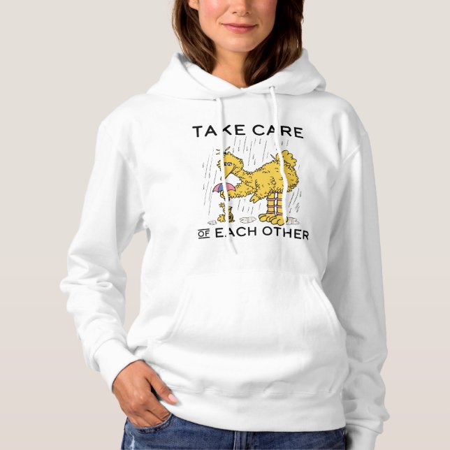 Sesame Street | Big Bird Take Care of Each Other Hoodie (Front)