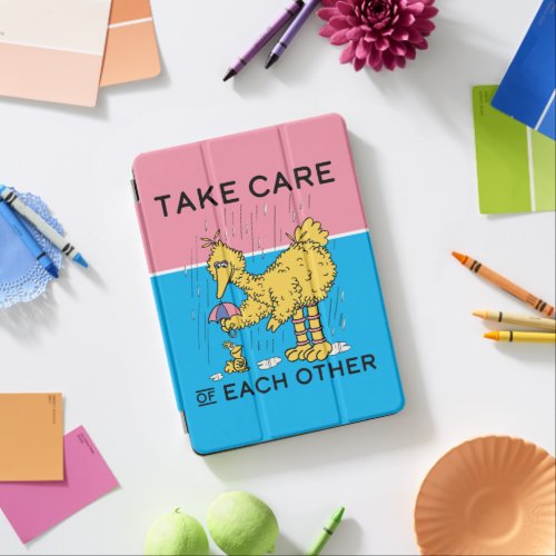 Sesame Street  Big Bird Take Care of Each Other iPad Air Cover