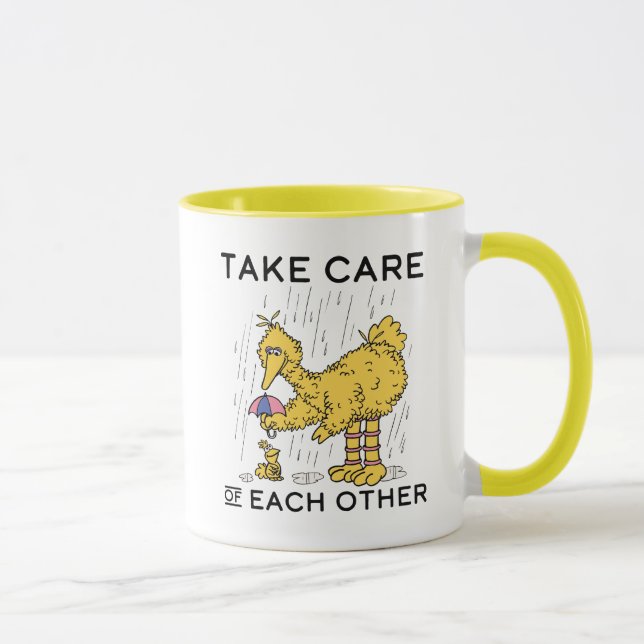 Sesame Street | Big Bird Take Care of Each Other Mug (Right)