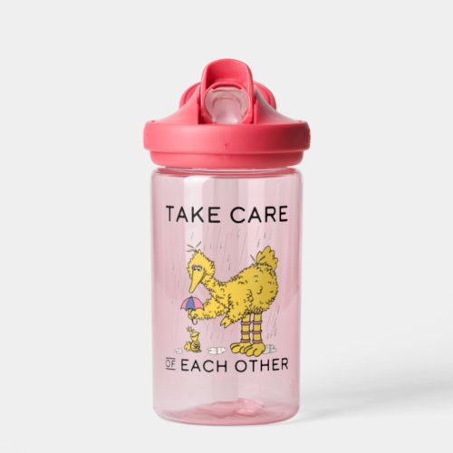 Sesame Street  Big Bird Take Care of Each Other Water Bottle