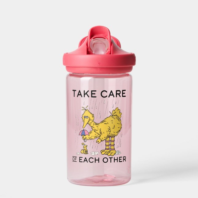 Sesame Street | Big Bird Take Care of Each Other Water Bottle (Front)