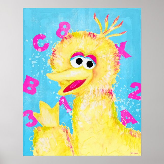 Sesame Street | Big Bird Waving Poster (Front)