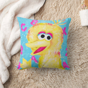 Sesame Street Big Bird Waving Throw Pillow