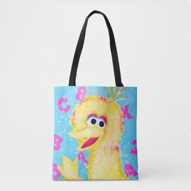 Sesame Street | Big Bird Waving Tote Bag (Front)