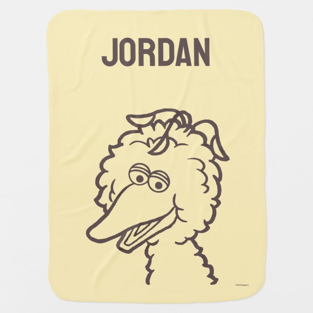 Sesame Street | Bird Bird | Add Your Name Baby Blanket (Front)