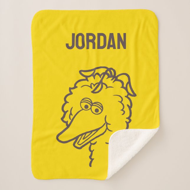 Sesame Street | Bird Bird Bright Sherpa Blanket (Front)