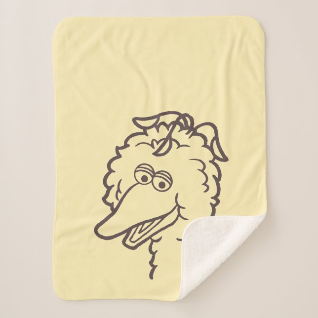 Sesame Street | Bird Bird Bright Sherpa Blanket (Front)