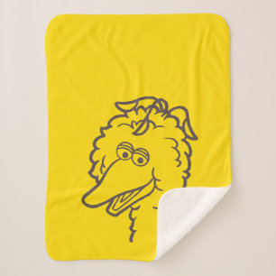 Sesame Street Bird Bird Bright Sherpa Blanket