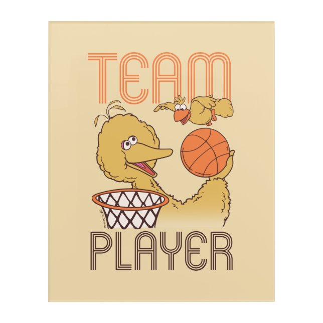 Sesame Street | Bird Bird Team Player Acrylic Print (Front)