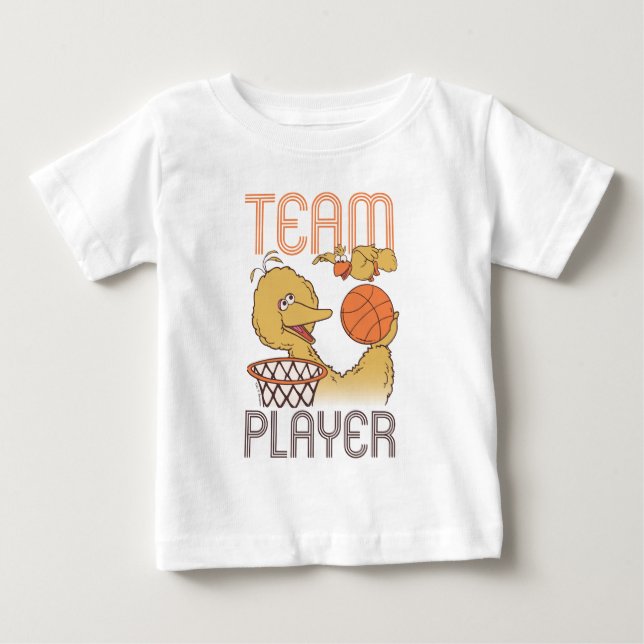 Sesame Street | Bird Bird Team Player Baby T-Shirt (Front)