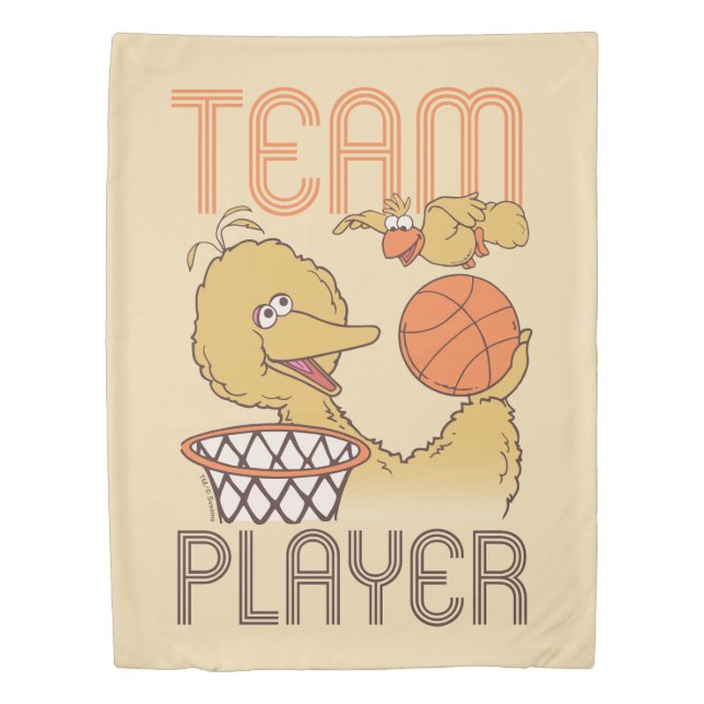 Sesame Street | Bird Bird Team Player Duvet Cover (Front)