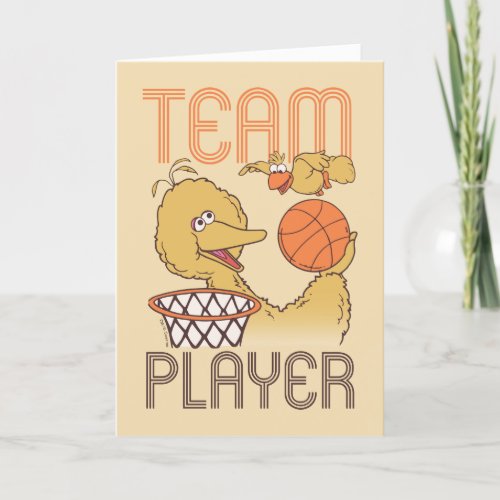 Sesame Street  Bird Bird Team Player Holiday Card