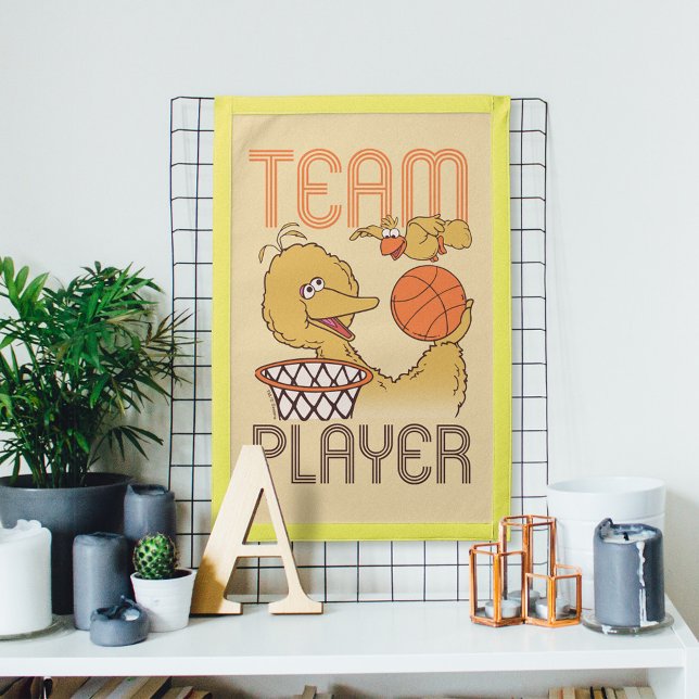 Sesame Street | Bird Bird Team Player Pennant (Pennant above desk)