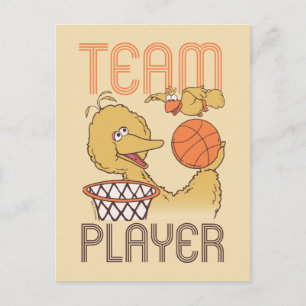 Sesame Street   Bird Bird Team Player Postcard