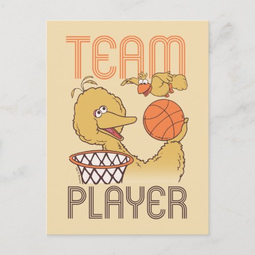 Sesame Street  Bird Bird Team Player Postcard
