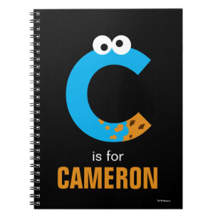 Sesame Street C is for Cookie Monster Notebook