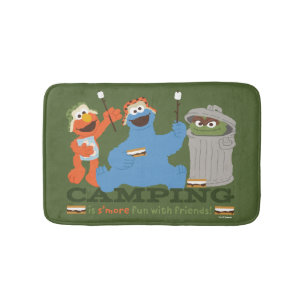 Sesame Street   Camping Is S'more Fun With Friends Bath Mat