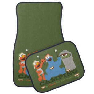 Sesame Street Camping Is S'more Fun With Friends Car Floor Mat
