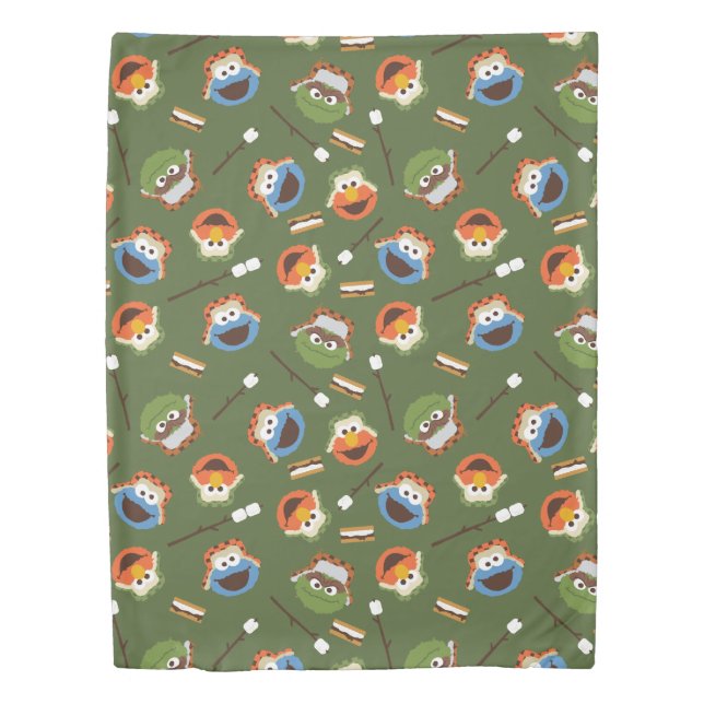 Sesame Street | Camping Is S'more Fun With Friends Duvet Cover (Front)