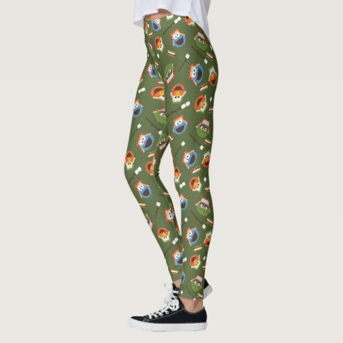 Sesame Street  Camping Is Smore Fun With Friends Leggings