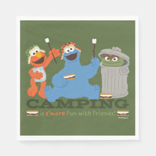 Sesame Street Camping Is S'more Fun With Friends Napkins