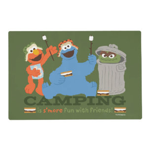 Sesame Street   Camping Is S'more Fun With Friends Placemat