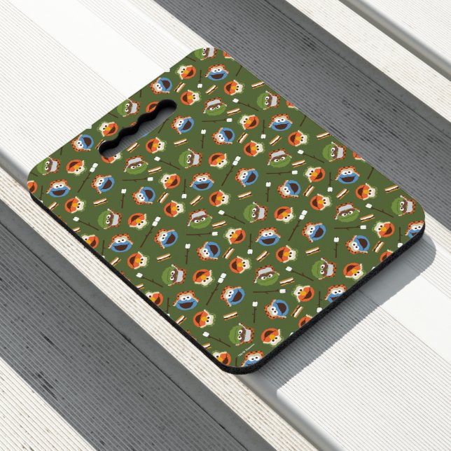 Sesame Street | Camping Is S'more Fun With Friends Seat Cushion (In Situ)