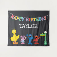 Sesame Street Chalkboard Birthday