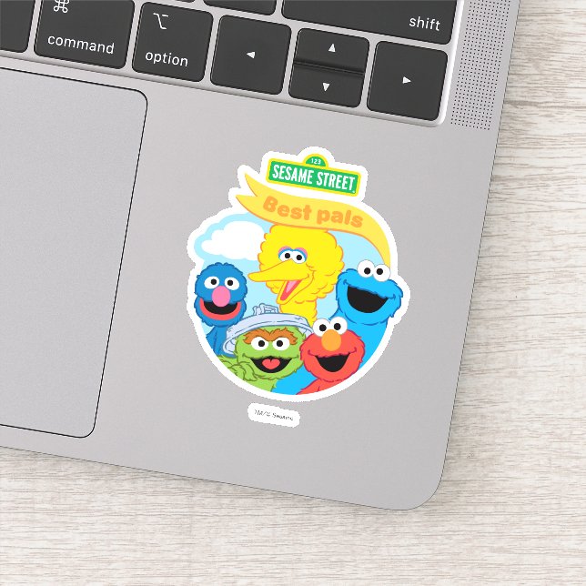 Sesame Street Character Art Sticker (Detail)