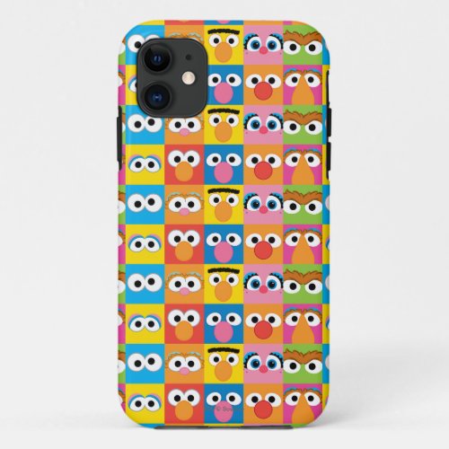 Sesame Street Character Eyes Pattern iPhone 11 Case