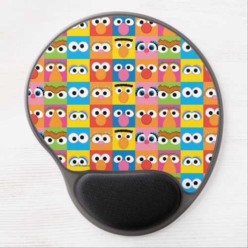 Sesame Street Character Eyes Pattern Gel Mouse Pad