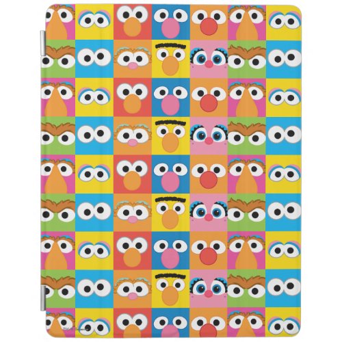 Sesame Street Character Eyes Pattern iPad Smart Cover