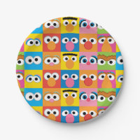 Sesame Street Character Eyes Pattern