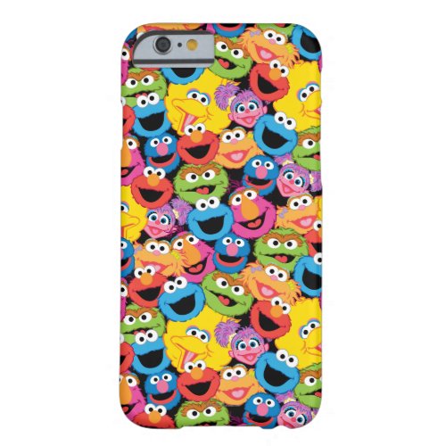 Sesame Street Character Faces Pattern Barely There iPhone 6 Case