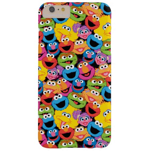 Sesame Street Character Faces Pattern Barely There iPhone 6 Plus Case