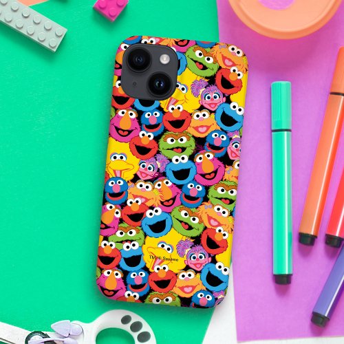 Sesame Street Character Faces Pattern Case_Mate iPhone 14 Case