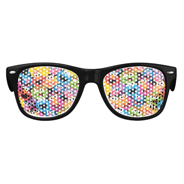 Sesame Street Character Faces Pattern Kids Sunglas Sunglasses (Front)