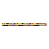 Sesame Street Character Faces Pattern Pencil (Back)
