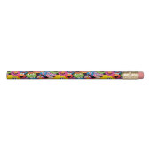 Sesame Street Character Faces Pattern Pencil (Rotated 90)