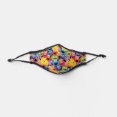 Sesame Street Character Faces Pattern Premium Face Mask (Front)
