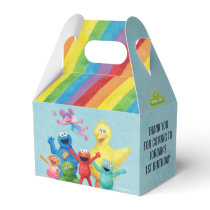 Sesame Street Character Illustration Birthday  Favor Boxes