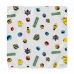 Sesame Street Character Pattern Bandana