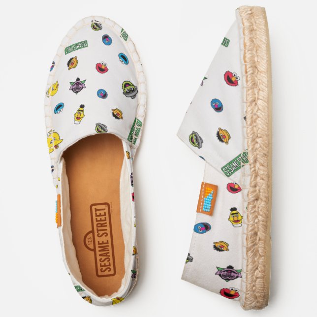 Sesame Street Character Pattern Espadrilles (Side)