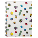 Sesame Street Character Pattern Notebook
