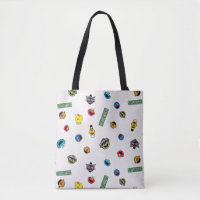 Sesame Street Character Pattern Tote Bag