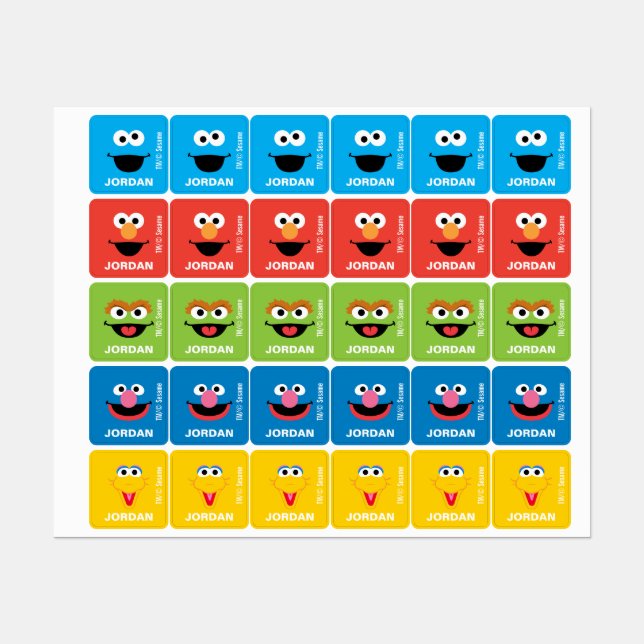 Sesame Street Characters | Back to School Labels (Sheet)