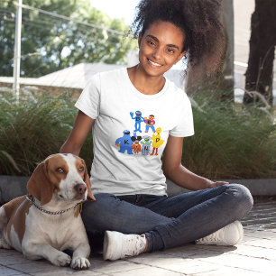 Sesame Street Characters   Be Kind - Sign Language T-Shirt