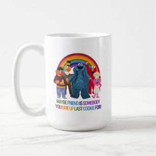 Sesame Street Characters Friends Quote Coffee Mug
